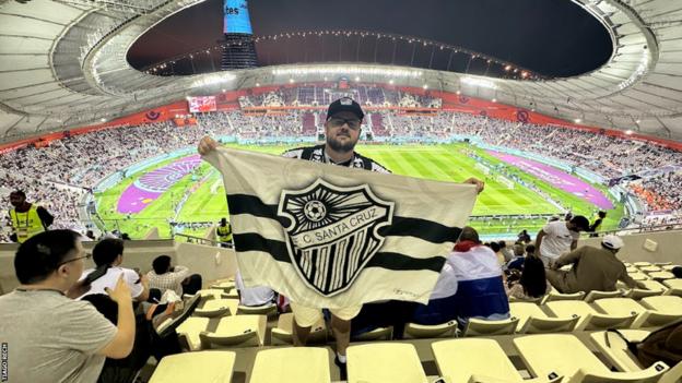 Lonely fan”, 23-year-old, Tiago Rech was the only fan at his