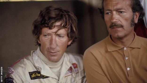 Jochen Rindt, Colin Chapman, Grand Prix of Italy, Monza, 06 September 1970. Jochen Rindt and Lotus designer and owner Colin Chapman on that fateful day when he lost his life.