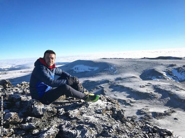 Jolyon Palmer Kilimanjaro summit