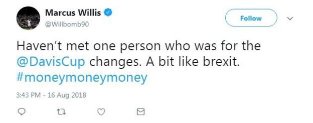 Marcus Willis criticises the vote