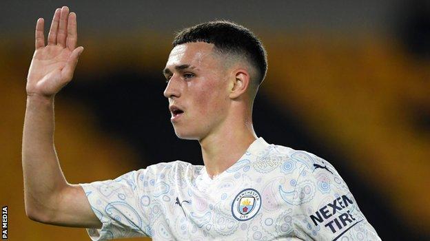 Man City forward Phil Foden