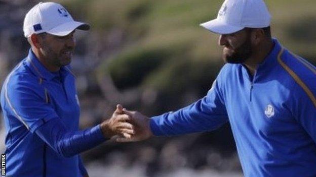 Sergio Garcia and Jon Rahm