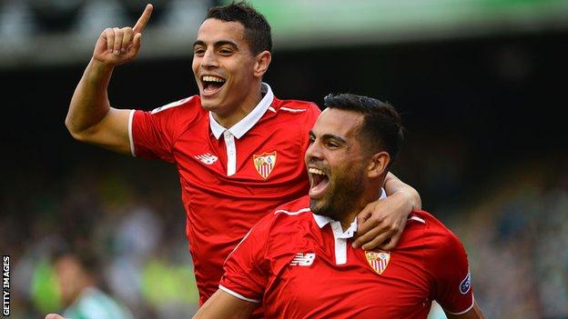 Sevilla celebrate