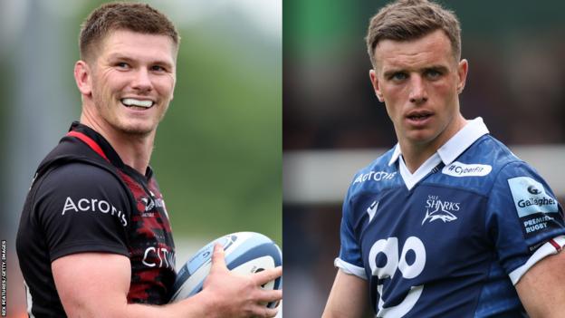 Owen Farrell and George Ford