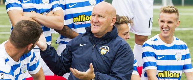 Greenock Morton manager Jim Duffy