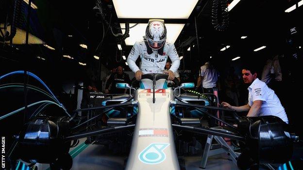 Mercedes F1 driver Lewis Hamilton