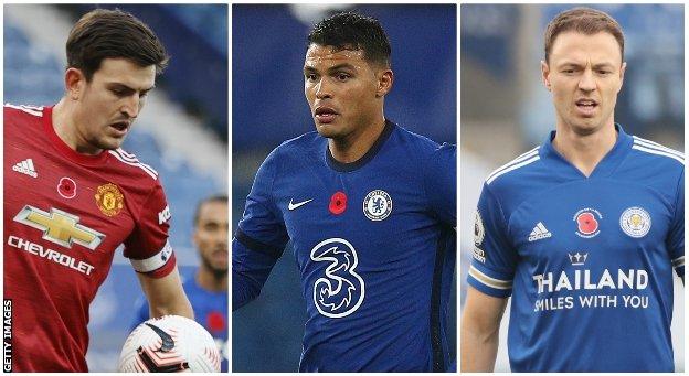 Harry Maguire, Thiago Silva & Jonny Evans