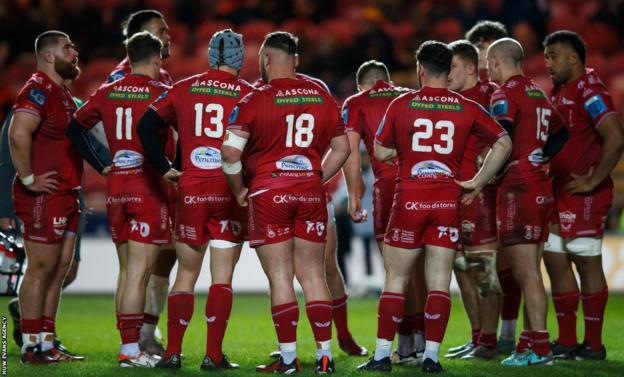 Scarlets players