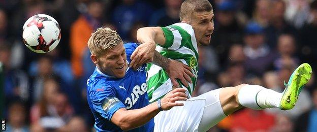 Martyn Waghorn and Jozo Simunovic