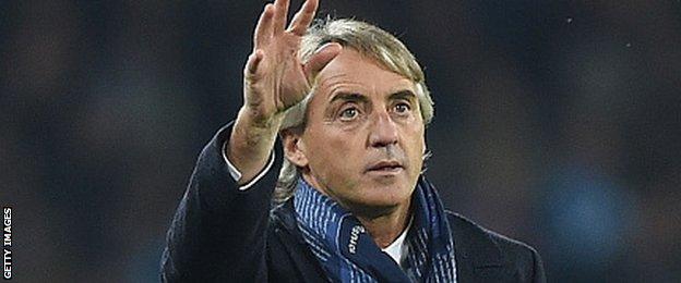 Inter Milan manager Roberto Mancini