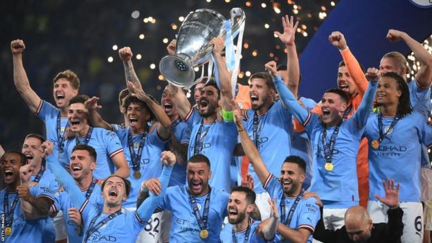 Man City beat Inter Milan 1-0 in Champions League final to claim Treble -  BBC Sport
