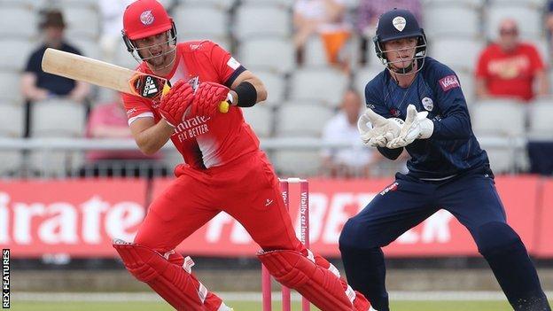 Lancashire all-rounder Liam Livingstone and Derbyshire wicketkeeper Brooke Guest