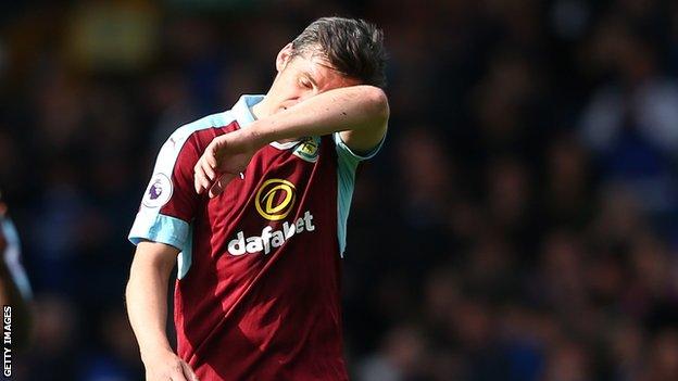 Burnley midfielder Joey Barton