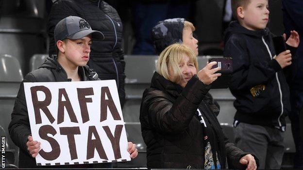 Newcastle United fans have been calling for Rafa Benitez to stay on at St James' Park