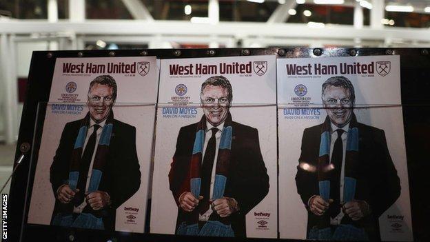 David Moyes on West Ham programmes