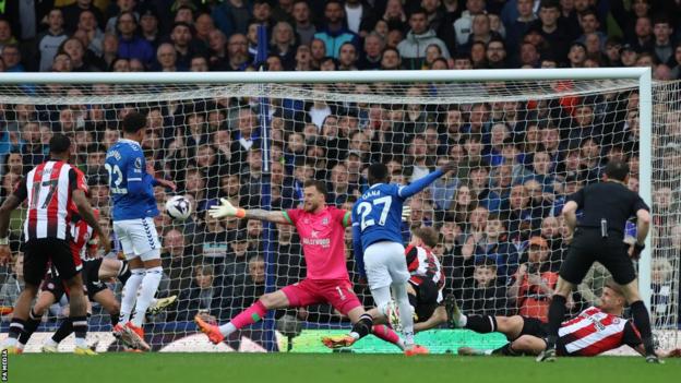 Idrissa Gueye scores for Everton