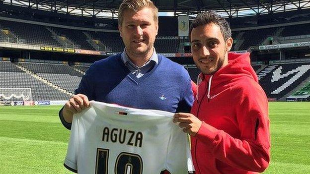 Sergio Aguza Mk Dons Sign Real Madrid Castilla Captain Bbc Sport