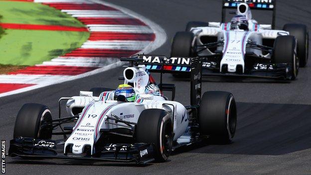 Valtteri Bottas Felipe Massa To Remain At Williams In 2016 Bbc