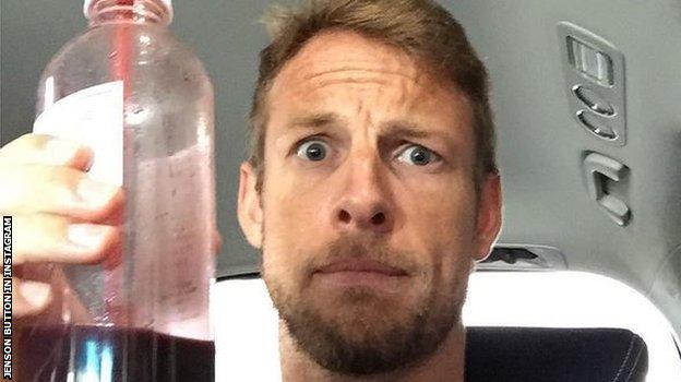 Jenson Button in Instagram