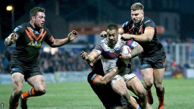 Super League Wakefield Trinity 6 11 Castleford Tigers Bbc Sport