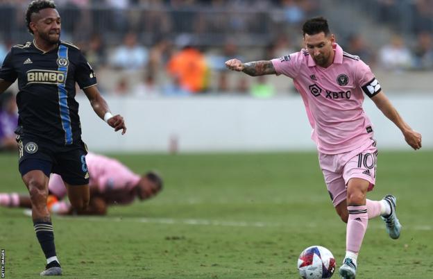 Lionel Messi scores again, Inter Miami tops Philadelphia 4-1 to make  Leagues Cup final