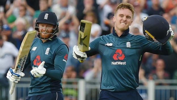 Jason Roy scored his 2nd hundred of this 5 match ODI series against Australia. (Photo - BBC)