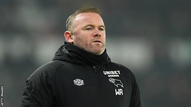 Derby boss Wayne Rooney