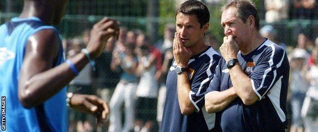 Remi Garde and Gerard Houllier