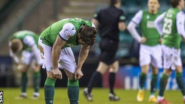 Hibs için goller ve galibiyetler kurudu