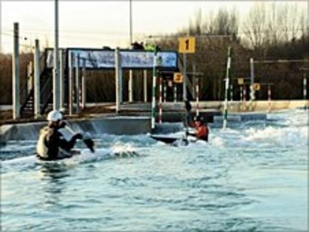 London 2012 slalom canoe course