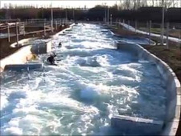 London 2012 slalom canoe course