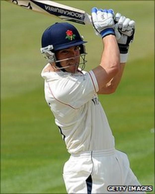 Lancashire batsman Stephen Moore