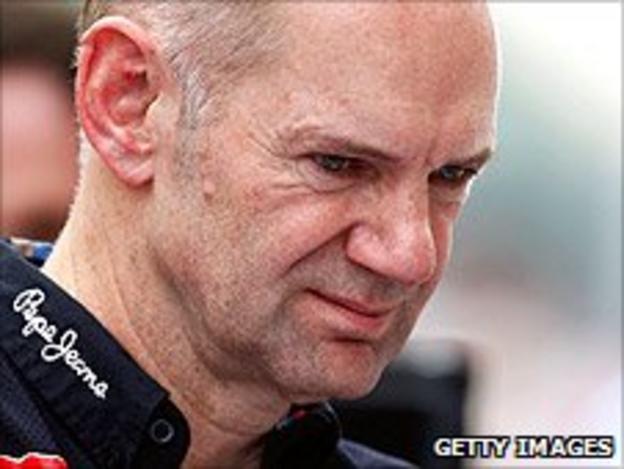 Red Bull technical director Adrian Newey
