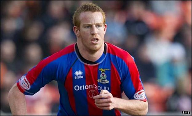 Inverness striker Adam Rooney