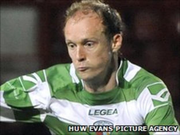 The New Saints midfielder Scott Ruscoe