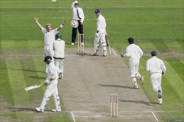 Shane Warne's 600th Test wicket