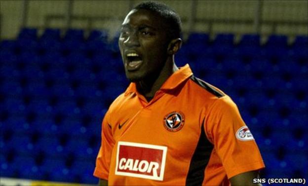 Swansea target Dundee United's Prince Buaben - BBC Sport