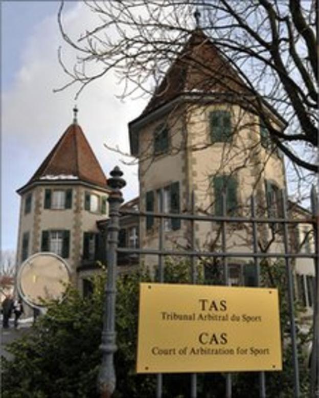 The Court of Arbitration for Sport, Lausanne, Switzerland