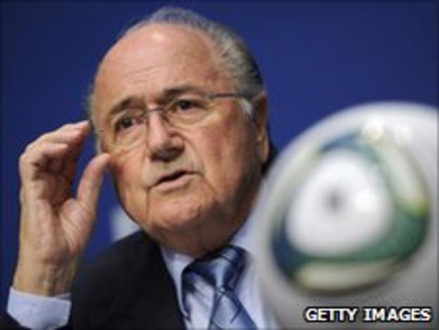 Current Fifa president Sepp Blatter