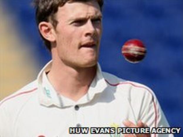 Glamorgan seamer James Harris has taken 26 wickets in five Championship matches