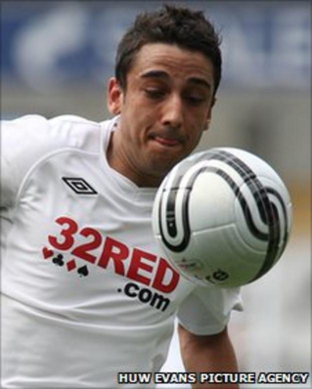 Swansea defender Neil Taylor