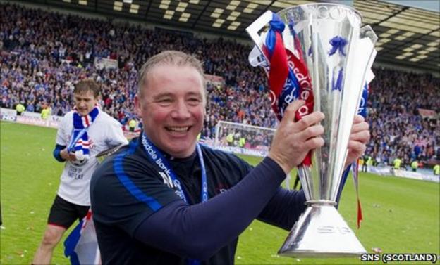 Rangers manager Ally McCoist