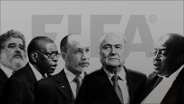 The five men being investigated by Fifa