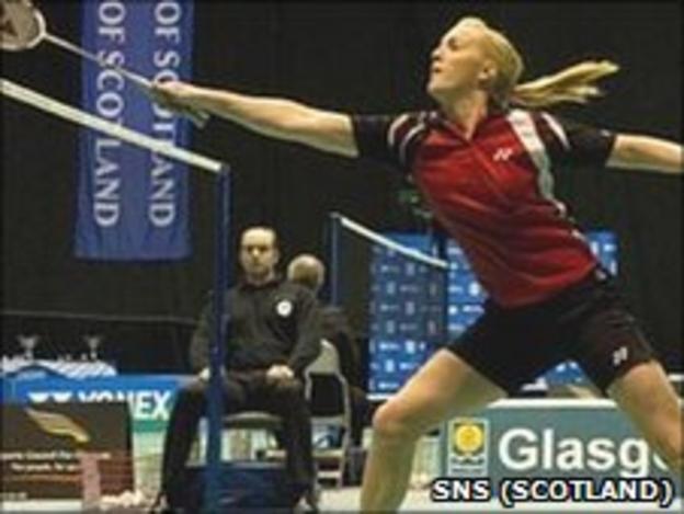 Scottish badminton player Imogen Bankier