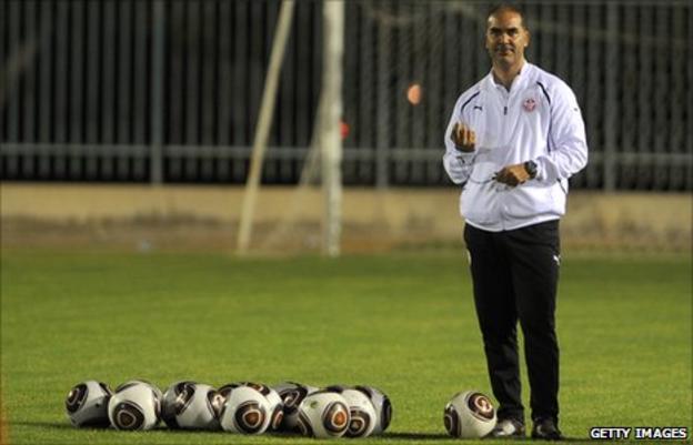 Tunisiah coach Sami Trabelsi