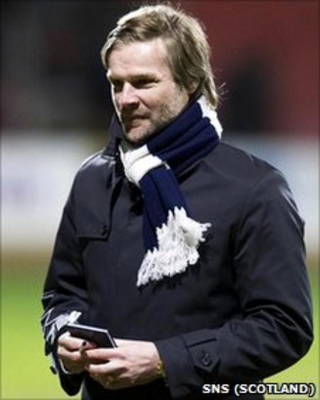 Falkirk manager Steven Pressley