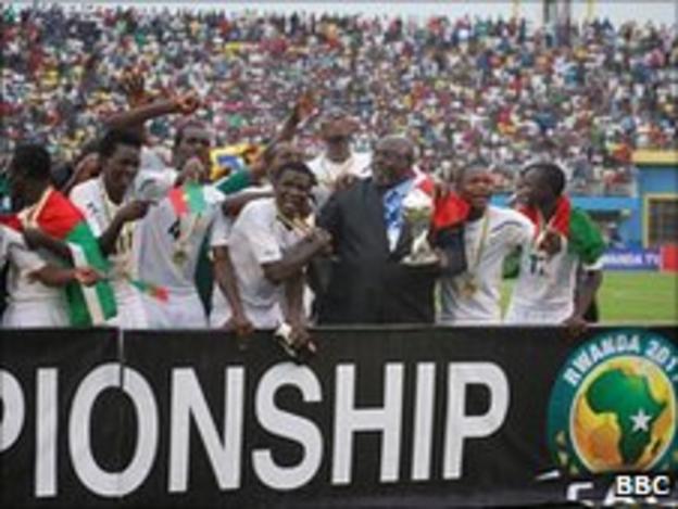 Africa's U17 champions Burkina Faso