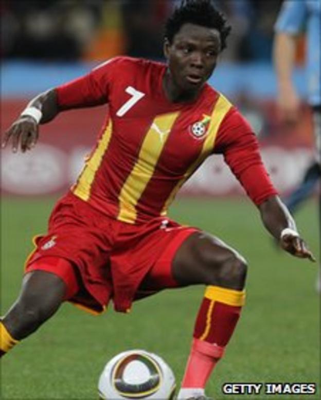 Ghana's Samuel Inkoom in 2010