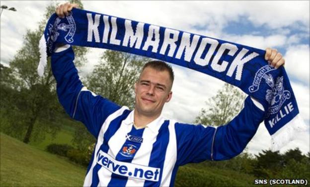 Kilmarnock midfielder Danny Buijs