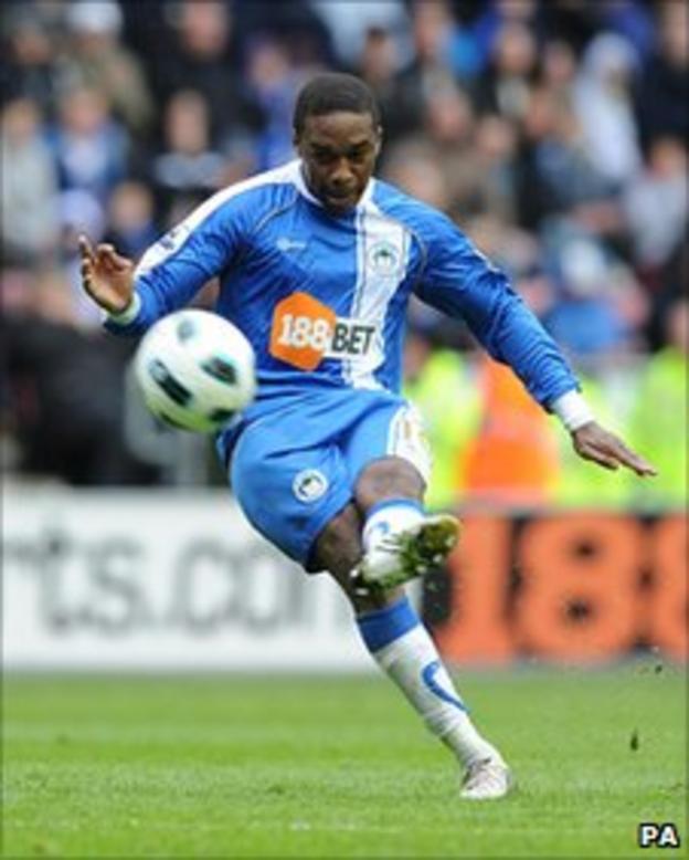 Wigan Athletic winger Charles N'Zogbia